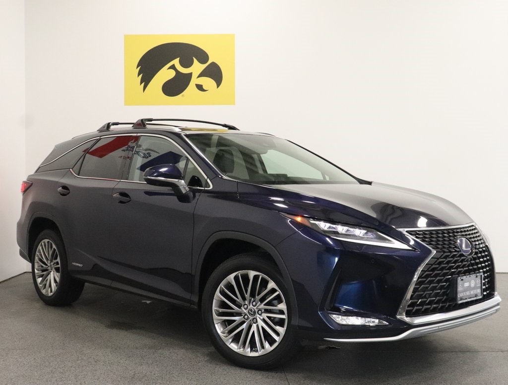 Used 2020 Lexus RX Hybrid 450h with VIN JTJJGKFA5L2014042 for sale in Iowa City, IA