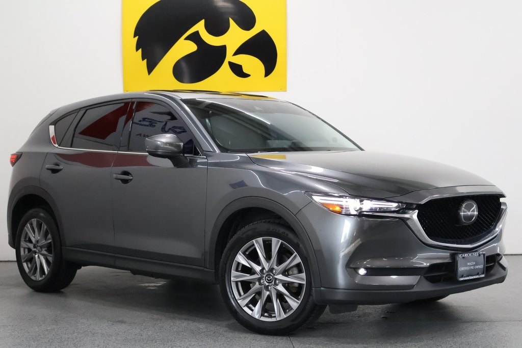 Used 2021 Mazda CX-5 Grand Touring Reserve with VIN JM3KFBAY7M0472071 for sale in Iowa City, IA