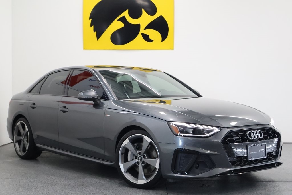 Used 2021 Audi A4 Premium Plus with VIN WAUEAAF48MN005763 for sale in Iowa City, IA