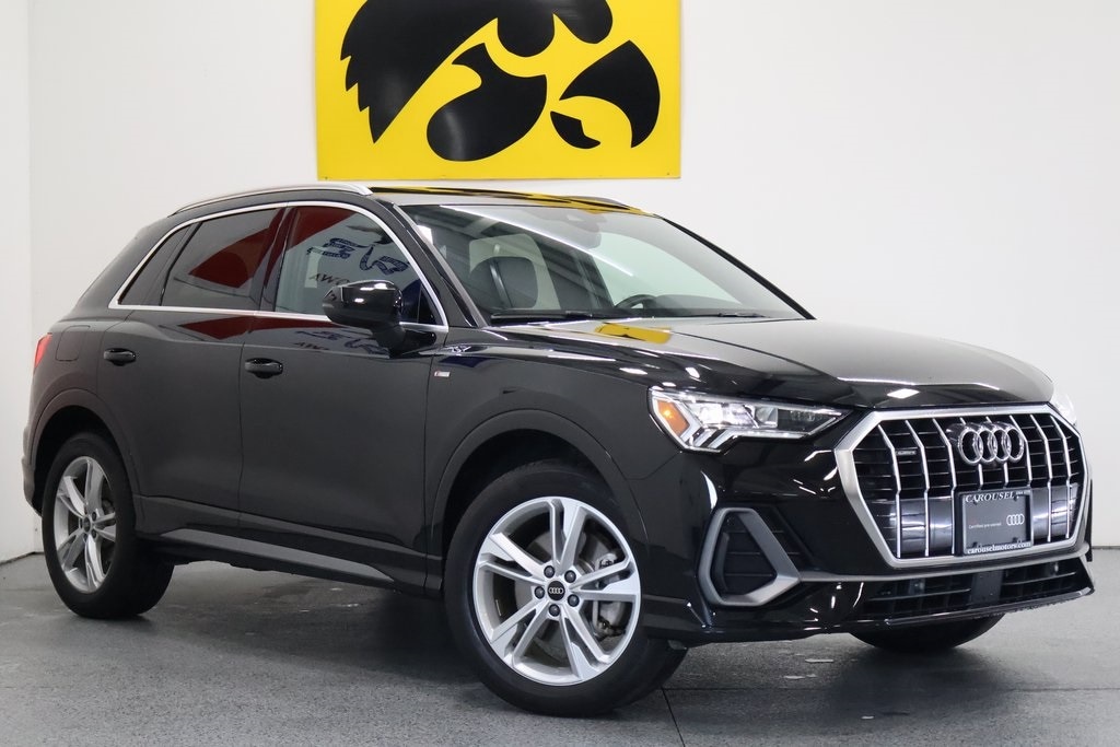 Used 2022 Audi Q3 S Line Premium Plus with VIN WA1EECF34N1018037 for sale in Iowa City, IA