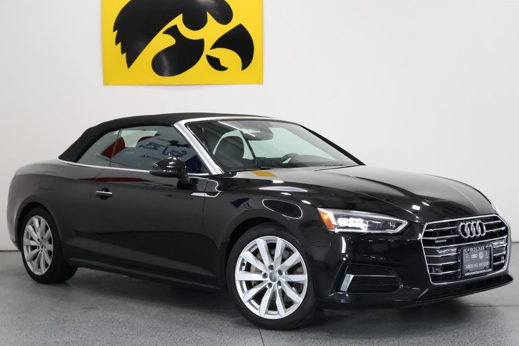 Used 2018 Audi A5 Cabriolet Premium Plus with VIN WAUYNGF58JN011099 for sale in Iowa City, IA