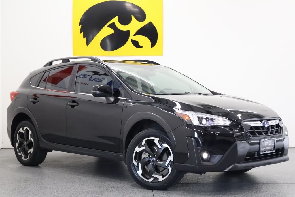 Used 2022 Subaru Crosstrek Limited with VIN JF2GTHNC1N8235279 for sale in Iowa City, IA