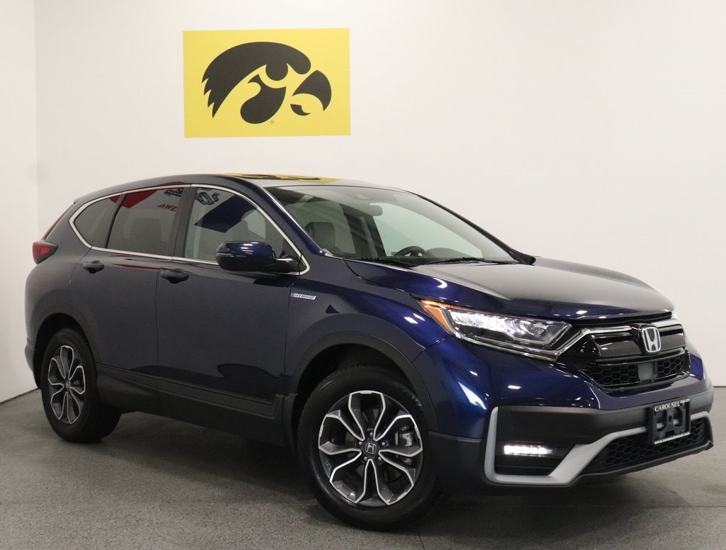 Used 2022 Honda CR-V EX with VIN 5J6RT6H52NL011647 for sale in Iowa City, IA