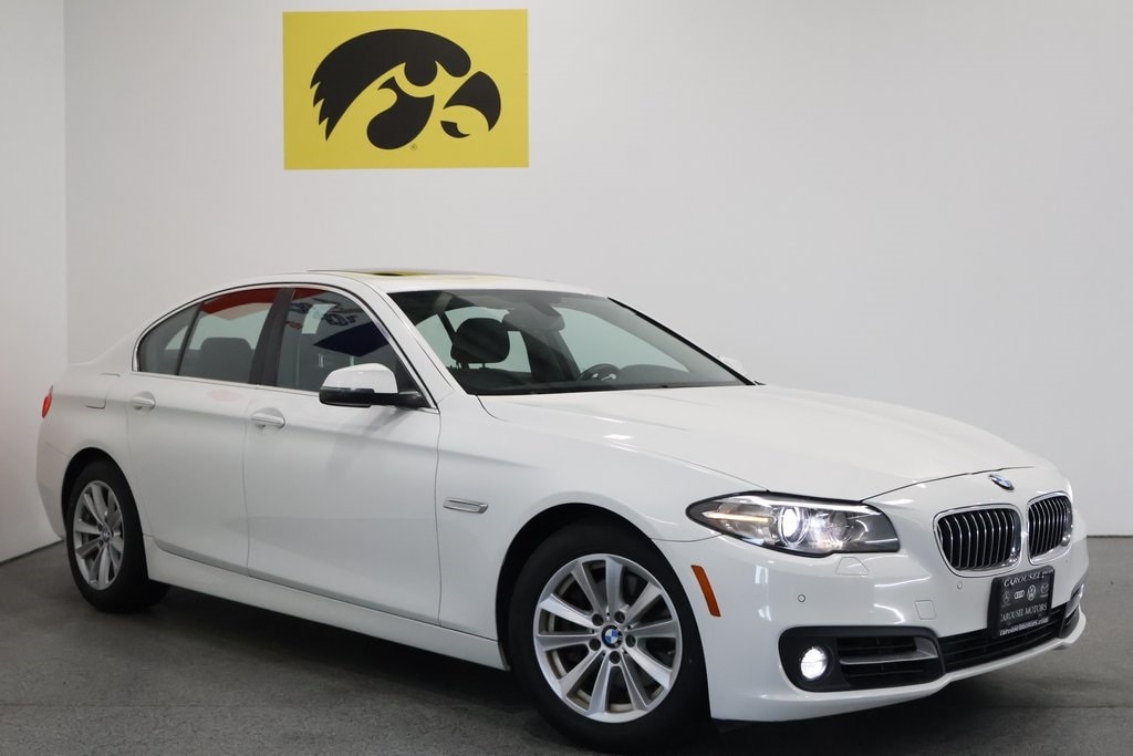 Used 2016 BMW 5 Series 528i with VIN WBA5A7C57GG151967 for sale in Iowa City, IA