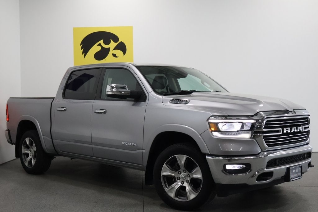 Used 2020 RAM Ram 1500 Pickup Laramie with VIN 1C6SRFJT3LN305758 for sale in Iowa City, IA