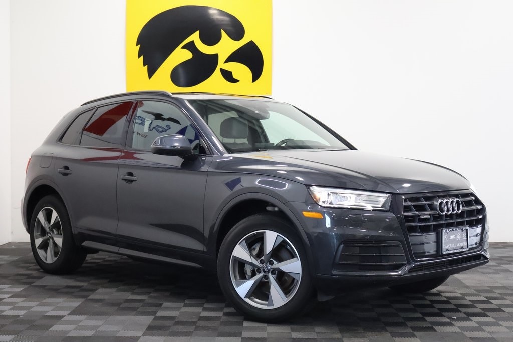 Certified 2020 Audi Q5 Premium with VIN WA1ANAFY6L2115729 for sale in Iowa City, IA