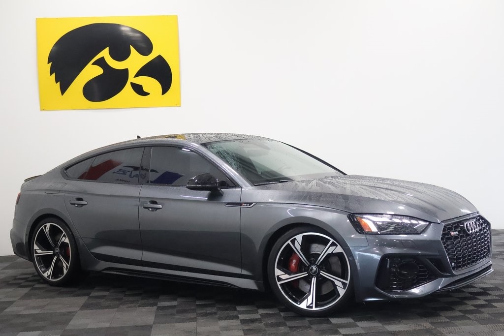 Used 2021 Audi RS 5 Sportback Base with VIN WUAAWCF56MA904946 for sale in Iowa City, IA