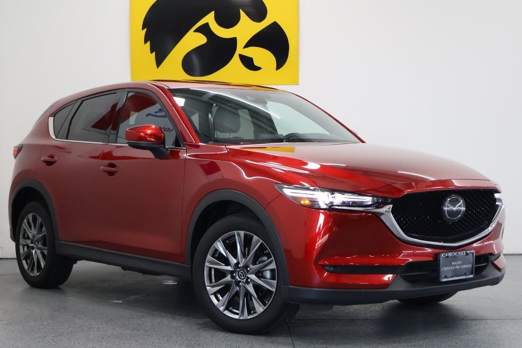 Certified 2019 Mazda CX-5 Signature with VIN JM3KFBE24K0659724 for sale in Iowa City, IA