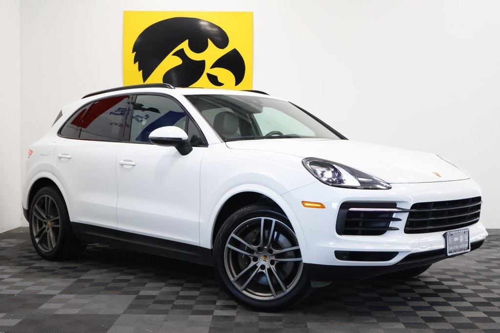 Used 2021 Porsche Cayenne Base with VIN WP1AA2AY8MDA04117 for sale in Iowa City, IA