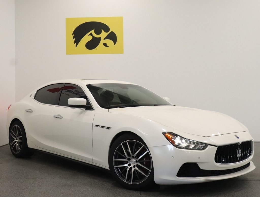 Used 2015 Maserati Ghibli S with VIN ZAM57RTA8F1153377 for sale in Iowa City, IA