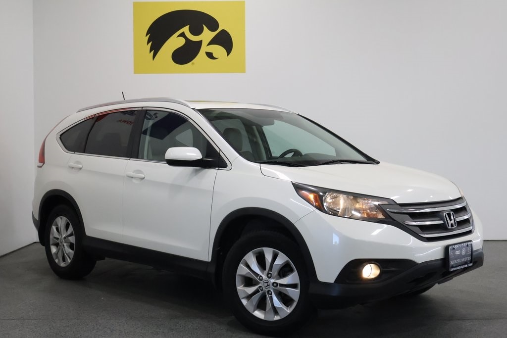 Used 2014 Honda CR-V EX-L with VIN 5J6RM4H72EL070247 for sale in Iowa City, IA