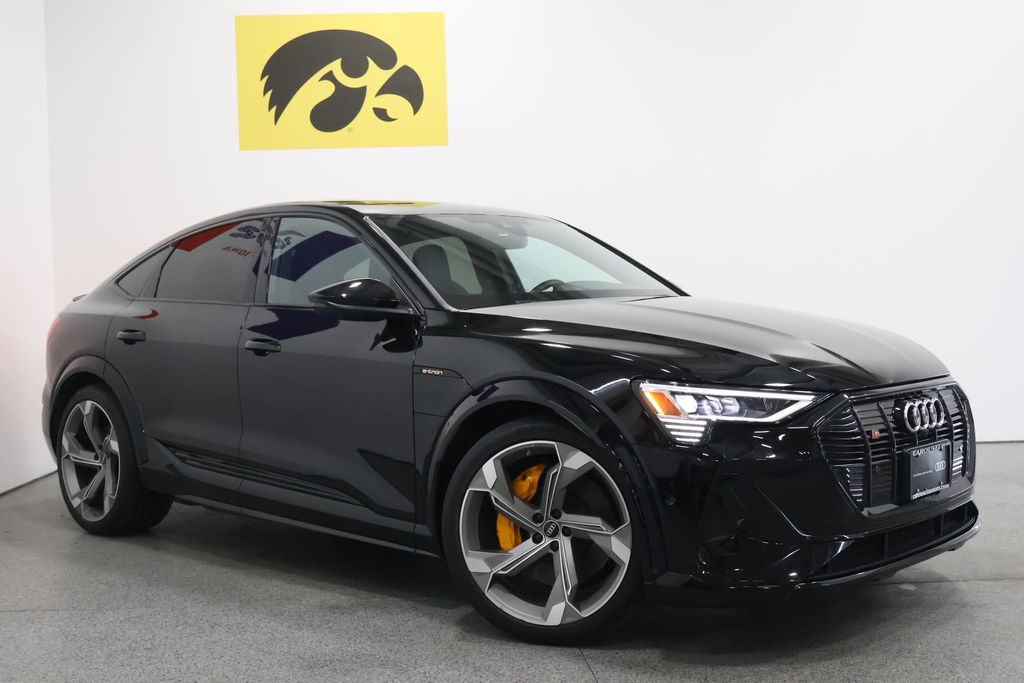 Used 2023 Audi e-tron S Sportback Premium Plus with VIN WA11CBGE7PB021039 for sale in Iowa City, IA