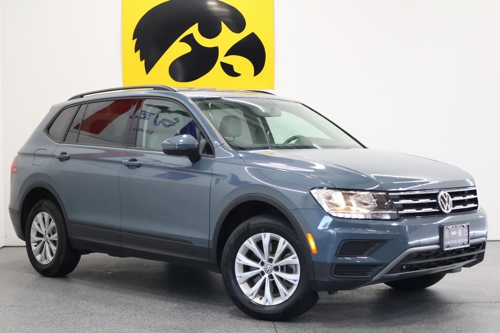 Used 2019 Volkswagen Tiguan S with VIN 3VV0B7AXXKM117763 for sale in Iowa City, IA