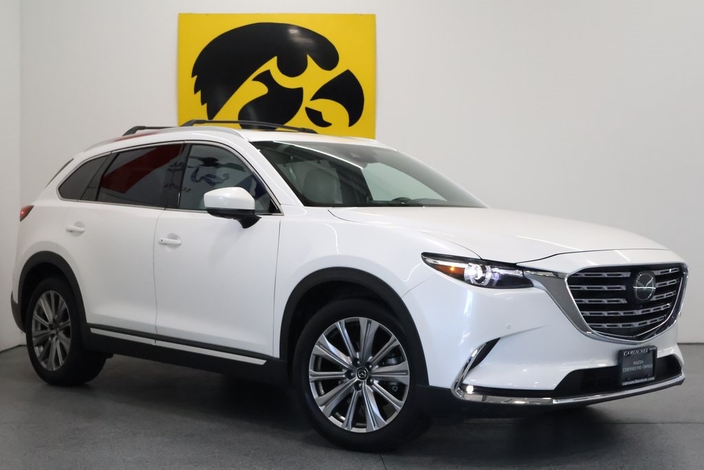 Certified 2022 Mazda CX-9 Signature with VIN JM3TCBEY8N0627333 for sale in Iowa City, IA