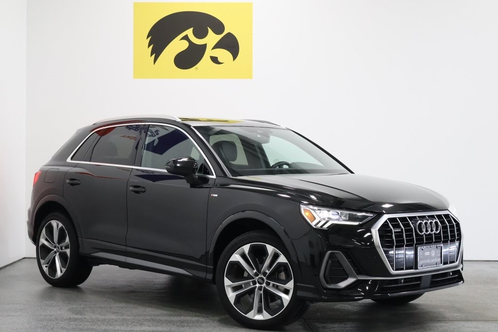 Used 2021 Audi Q3 S Line Premium Plus with VIN WA1EECF31M1013666 for sale in Iowa City, IA