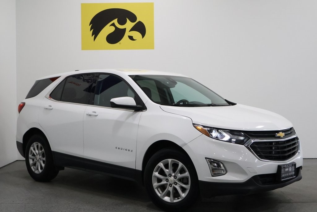 Used 2020 Chevrolet Equinox LT with VIN 3GNAXKEV0LS513303 for sale in Iowa City, IA
