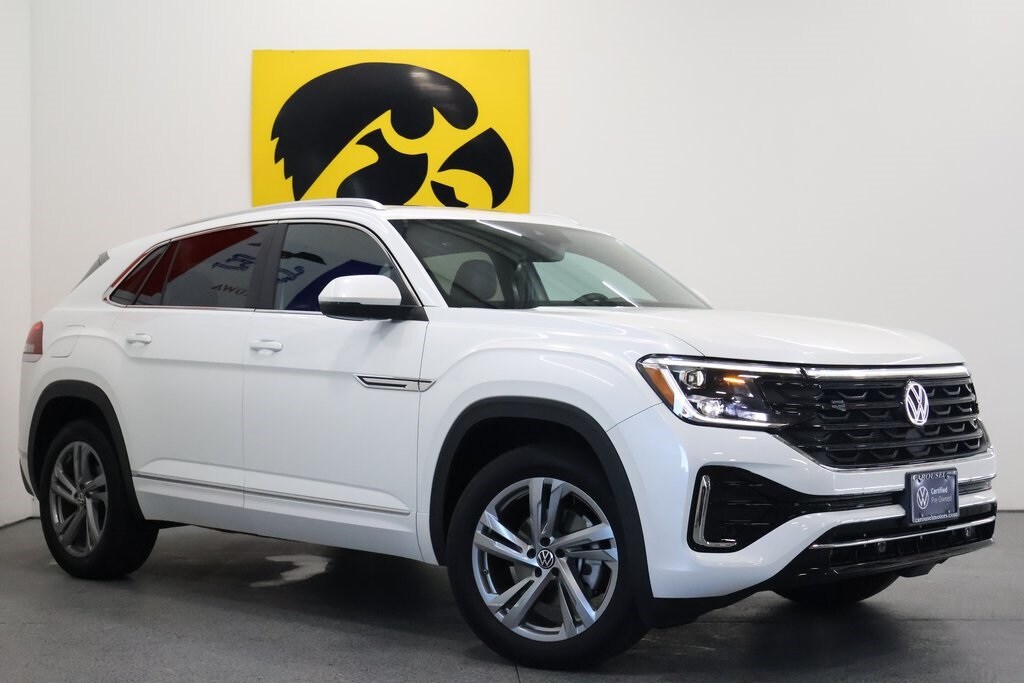 Used 2024 Volkswagen Atlas Cross Sport SEL R-LINE with VIN 1V2AE2CA3RC202542 for sale in Iowa City, IA