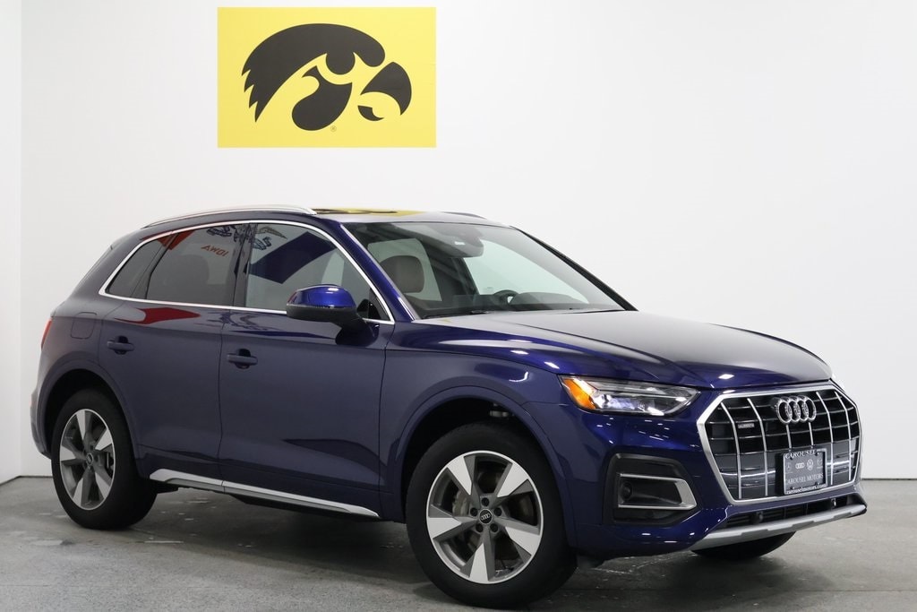 Used 2024 Audi Q5 Premium with VIN WA1ABAFY6R2053475 for sale in Iowa City, IA