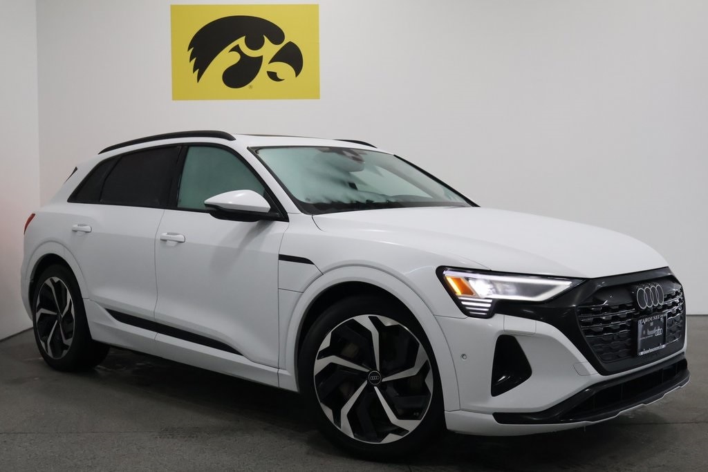 Certified 2024 Audi Q8 e-tron Premium Plus with VIN WA15AAGE9RB054399 for sale in Iowa City, IA
