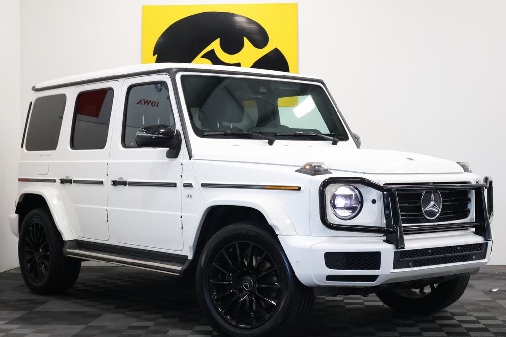 Certified 2021 Mercedes-Benz G-Class G550 with VIN W1NYC6BJ9MX414872 for sale in Iowa City, IA