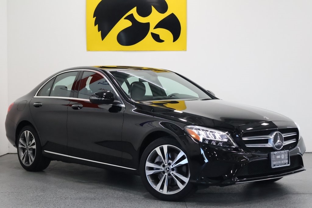 Used 2021 Mercedes-Benz C-Class Sedan C300 with VIN W1KWF8EB7MR649917 for sale in Iowa City, IA