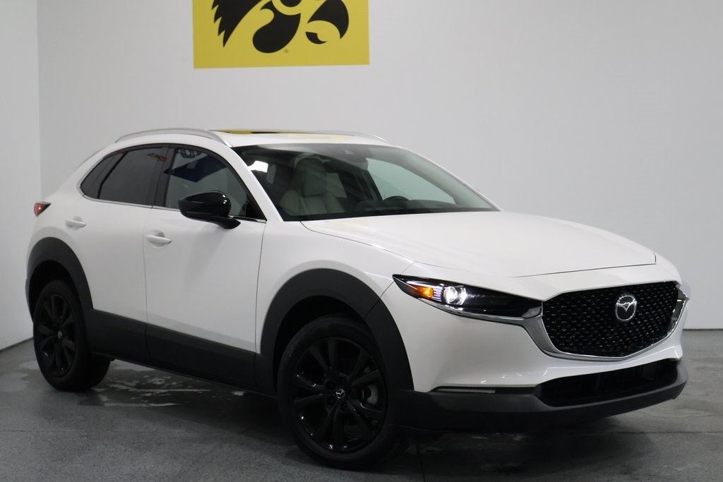 Certified 2023 Mazda CX-30 Turbo Premium with VIN 3MVDMBDY4PM509659 for sale in Iowa City, IA