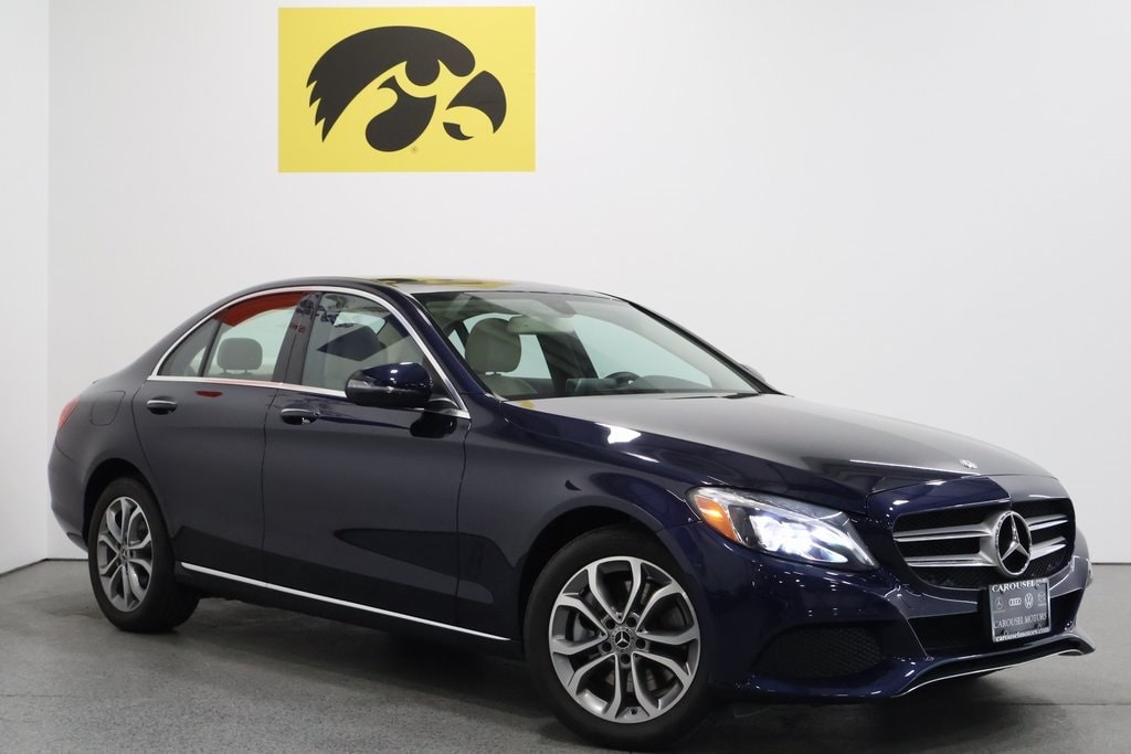 Used 2017 Mercedes-Benz C-Class C300 with VIN 55SWF4KB9HU224071 for sale in Iowa City, IA