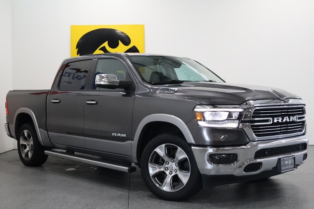 Used 2020 RAM Ram 1500 Pickup Laramie with VIN 1C6SRFJT5LN324800 for sale in Iowa City, IA