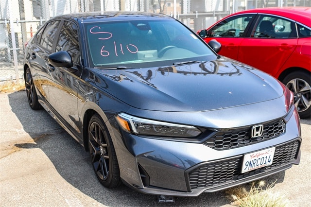 Certified 2025 Honda Civic Sport with VIN 2HGFE2F52SH504883 for sale in El Monte, CA