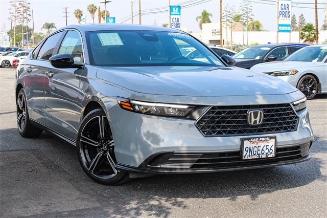 Certified 2024 Honda Accord Hybrid Sport with VIN 1HGCY2F5XRA075740 for sale in El Monte, CA