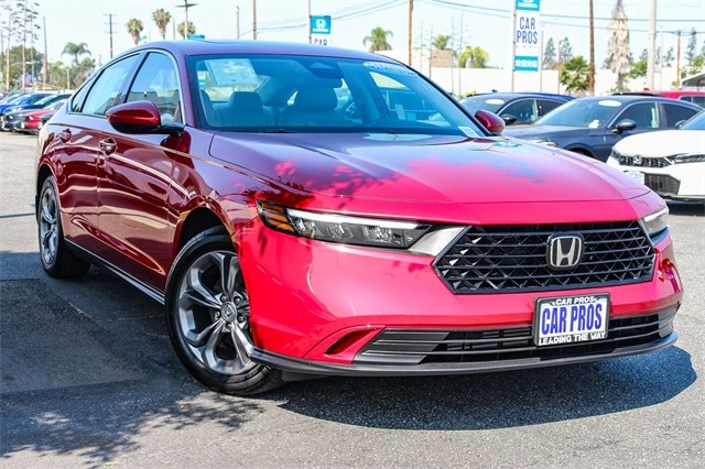 Certified 2024 Honda Accord EX with VIN 1HGCY1F33RA049330 for sale in El Monte, CA