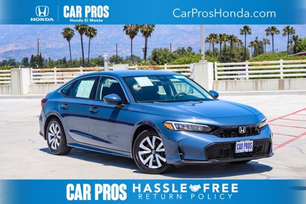 Certified 2025 Honda Civic LX Sedan