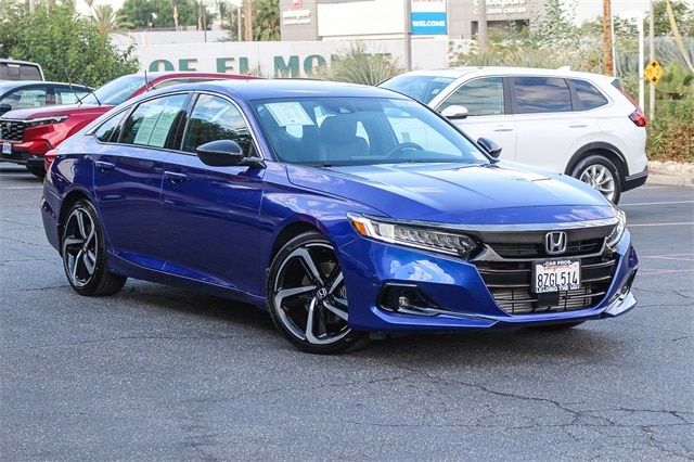 Certified 2022 Honda Accord Sport with VIN 1HGCV1F36NA005163 for sale in El Monte, CA