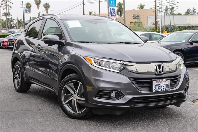 Certified 2022 Honda HR-V EX with VIN 3CZRU5H53NM705169 for sale in El Monte, CA