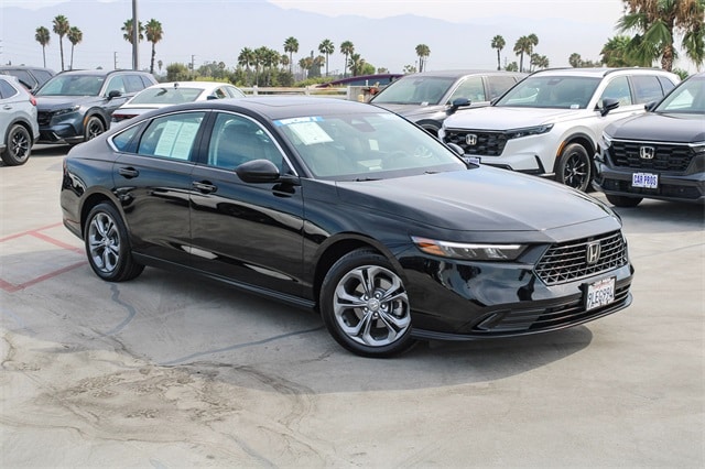 Certified 2024 Honda Accord EX with VIN 1HGCY1F36RA037124 for sale in El Monte, CA