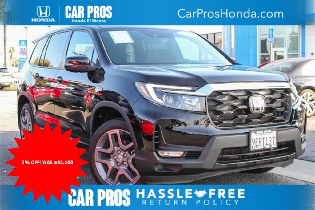 Certified 2023 Honda Passport EX-L SUV