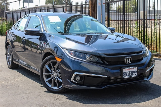 Certified 2021 Honda Civic EX with VIN 19XFC1F34ME208601 for sale in El Monte, CA