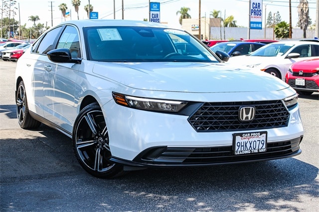 Certified 2023 Honda Accord Hybrid Sport with VIN 1HGCY2F5XPA049829 for sale in El Monte, CA