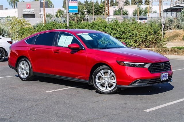 Certified 2023 Honda Accord LX with VIN 1HGCY1F22PA043443 for sale in El Monte, CA