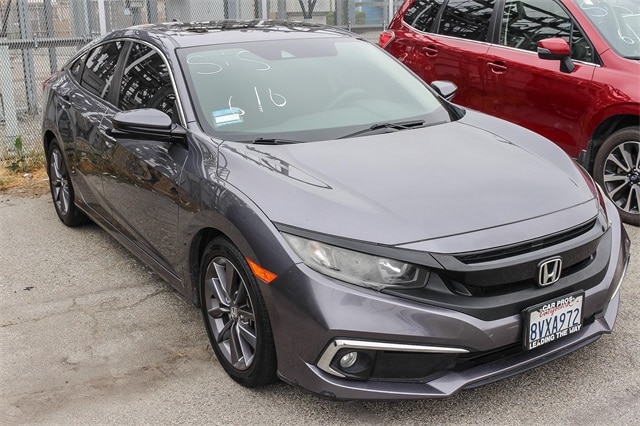 Certified 2021 Honda Civic EX with VIN 19XFC1F35ME207151 for sale in El Monte, CA