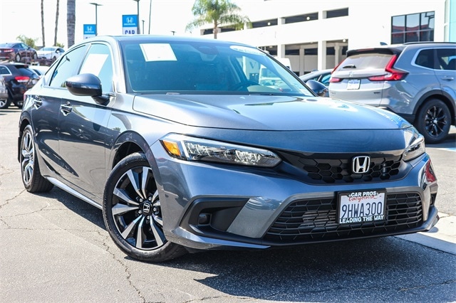 Certified 2023 Honda Civic Hatchback EX-L with VIN 19XFL1H72PE016078 for sale in El Monte, CA