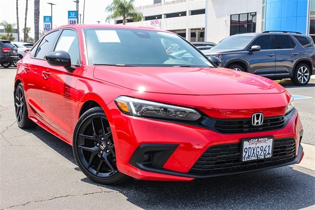 Certified 2022 Honda Civic Sport with VIN 2HGFE2F59NH605942 for sale in El Monte, CA