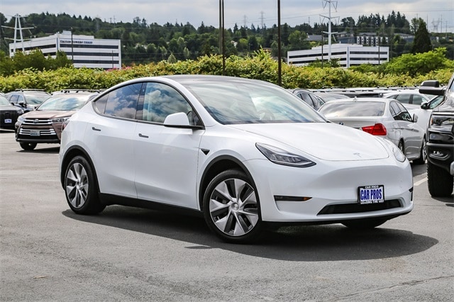 Used 2020 Tesla Model Y Long Range with VIN 5YJYGDEE1LF009158 for sale in Tacoma, WA