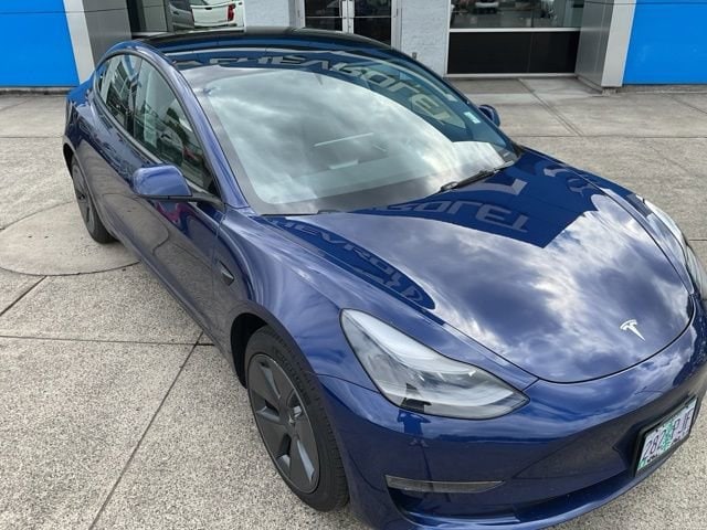 Used 2023 Tesla Model 3 Base with VIN 5YJ3E1EA8PF591356 for sale in Beaverton, OR