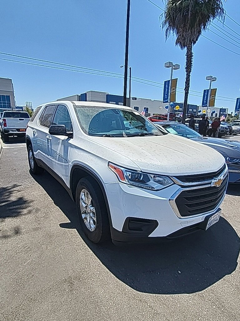 Used 2019 Chevrolet Traverse LS with VIN 1GNERFKW5KJ307393 for sale in Carson, CA