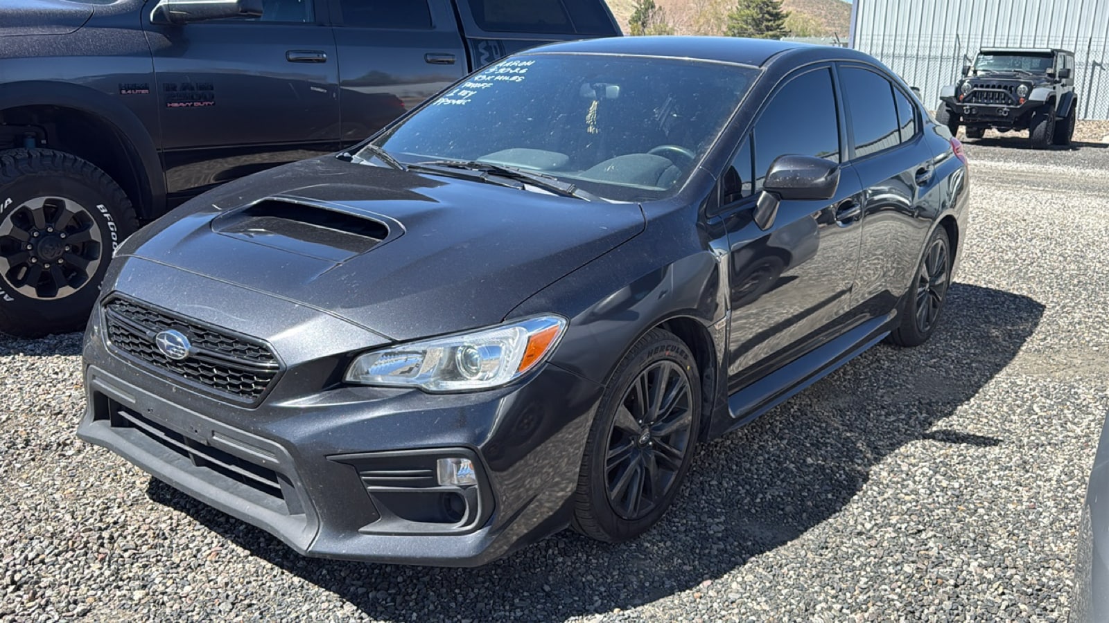 Dark Gray 2019 Subaru WRX AWD Sedan All-Wheel Drive Manual
