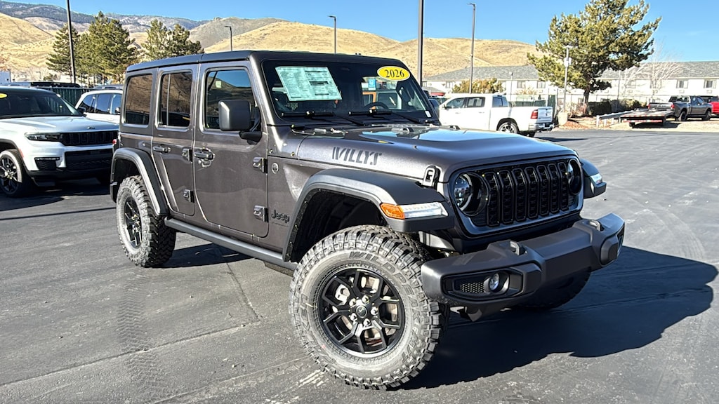 New 2026 Jeep Wrangler 4-DOOR WILLYS Sport Utility