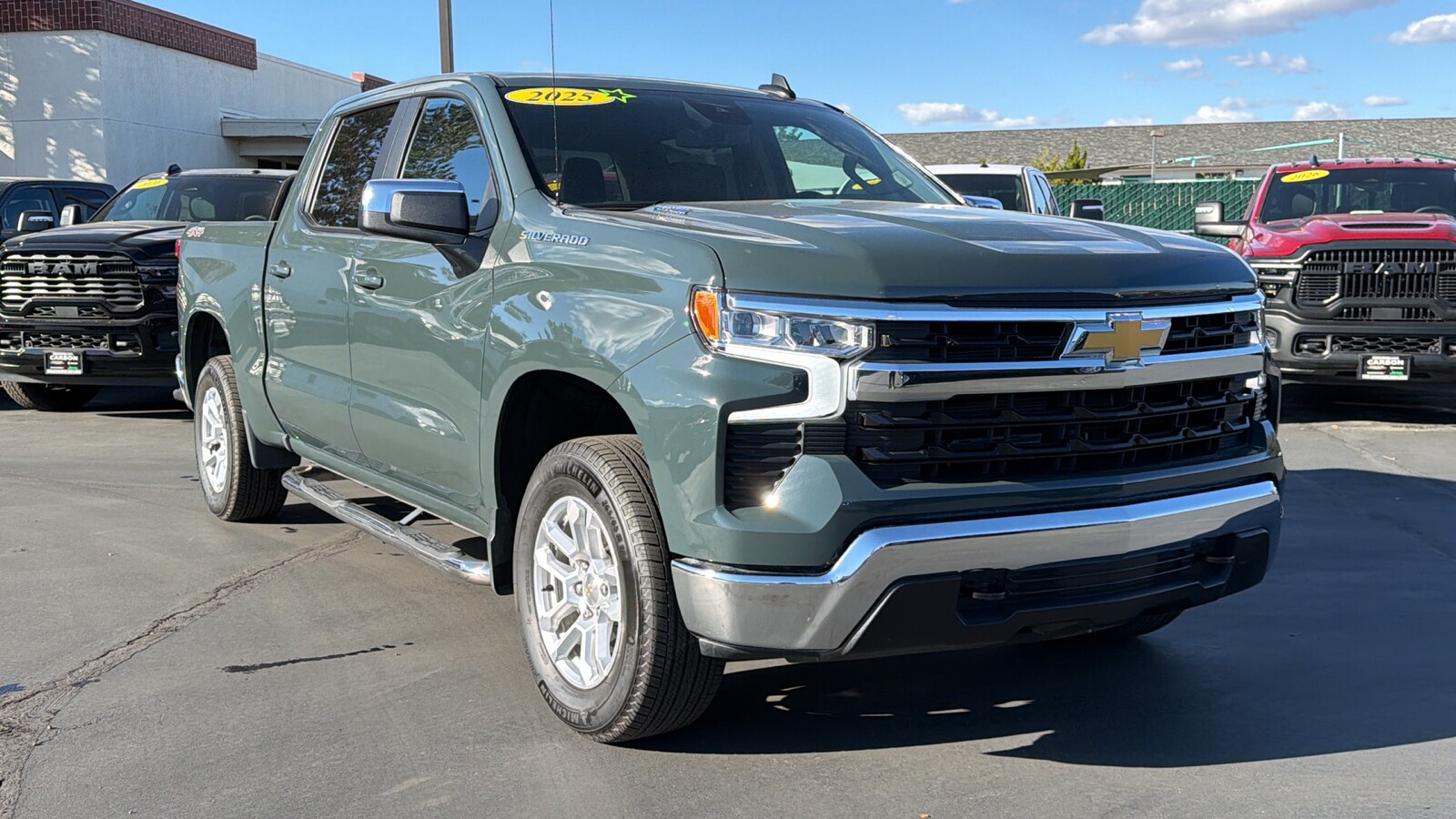Cypress Gray 2025 Chevrolet Silverado 1500 Pickup Truck Four-Wheel Drive Automatic