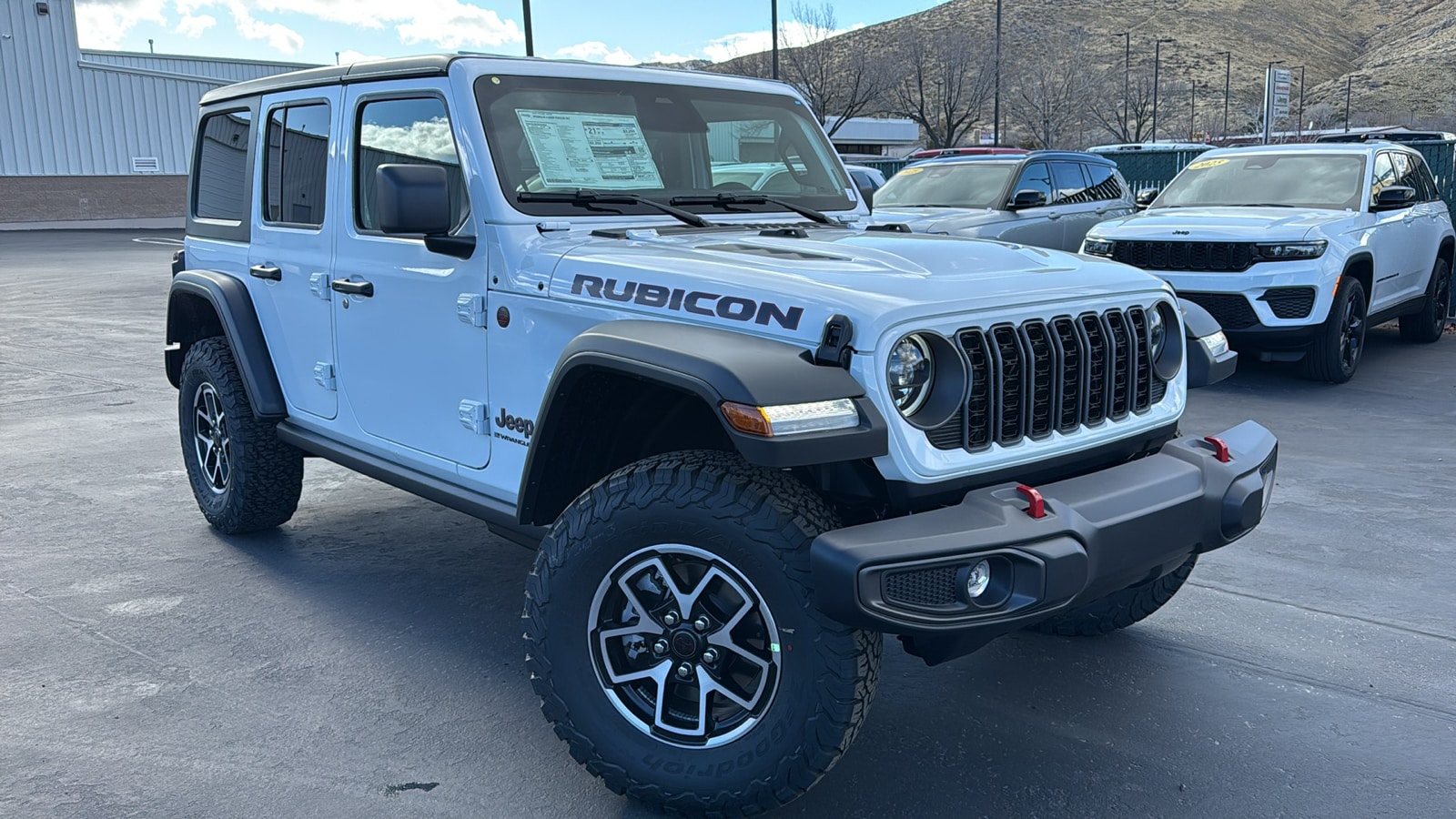 Bright White 2026 Jeep Wrangler Rubicon 4-Door 4WD SUV / Crossover Four-Wheel Drive 8-Speed Automatic