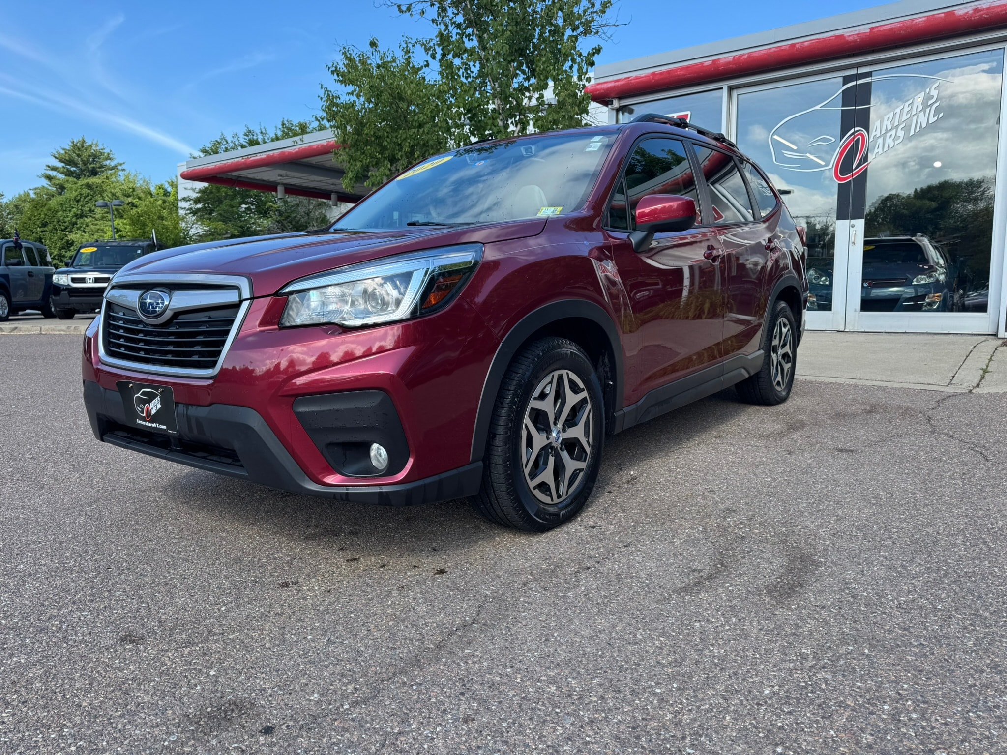 Red (MAROON) 2020 Subaru Forester SUV / Crossover All-Wheel Drive Continuously Variable Transmission